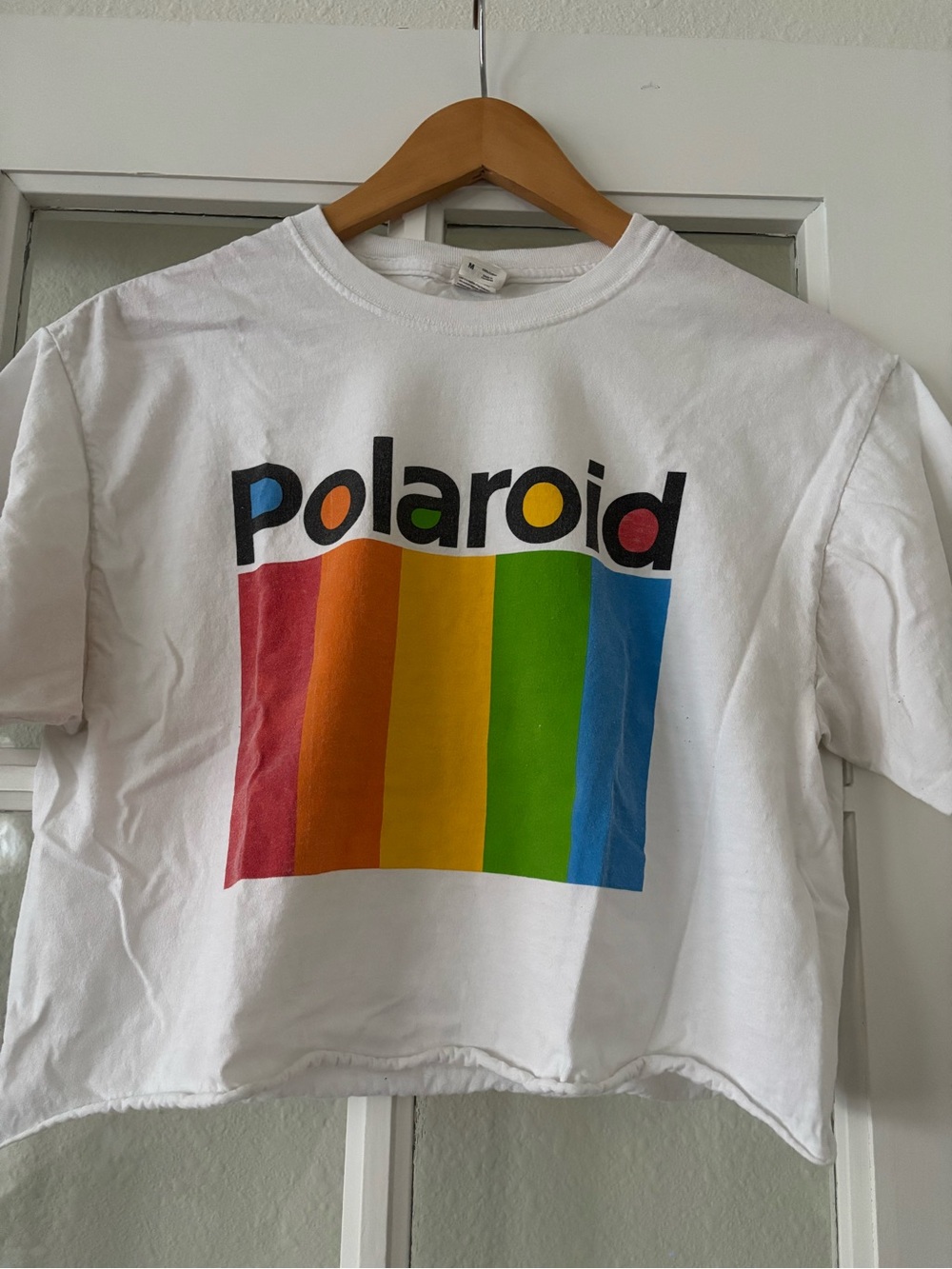 Funky 100% Cotton Polaroid Cropped Tee